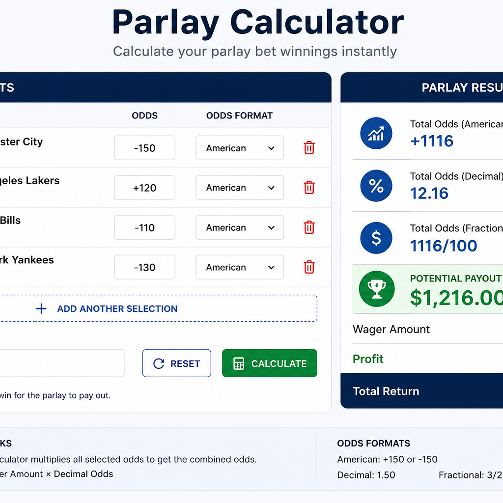 Parlay Calculator